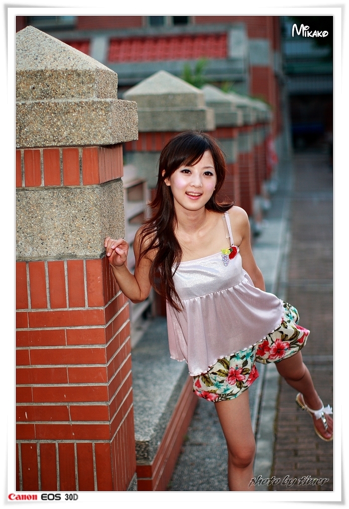 台湾妹子 果子@台中公園外拍