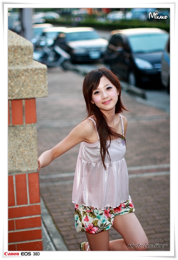 台湾妹子 果子@台中公園外拍