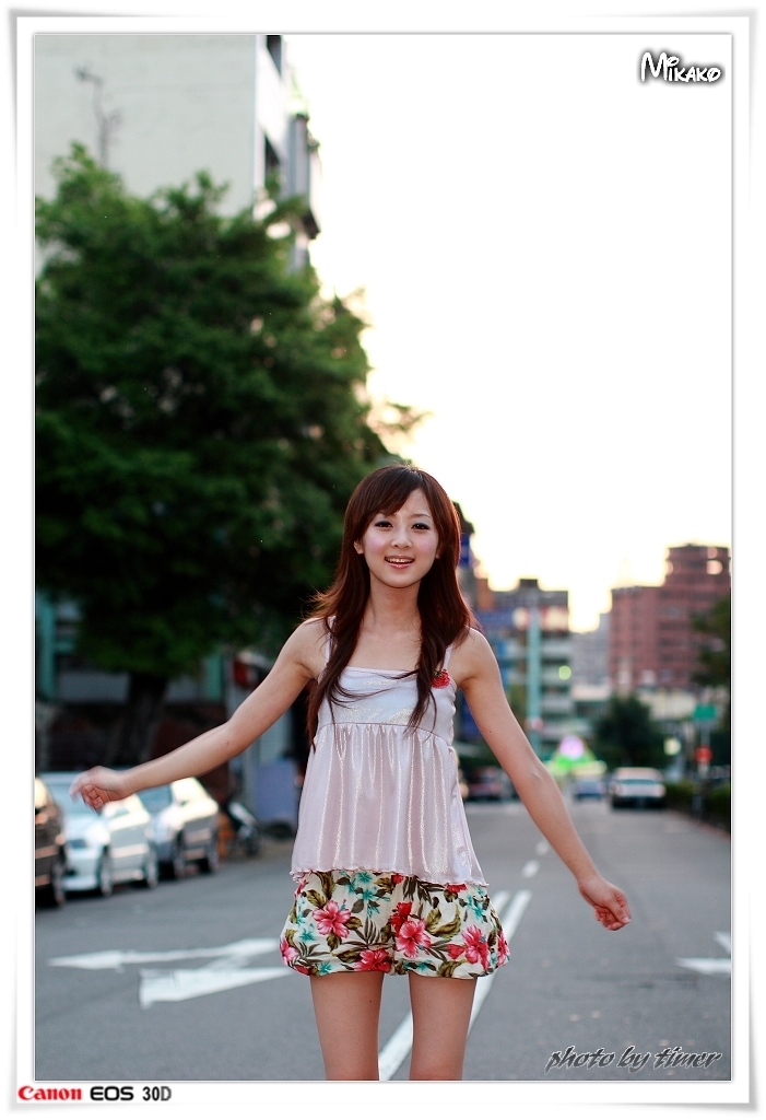 台湾妹子 果子@台中公園外拍