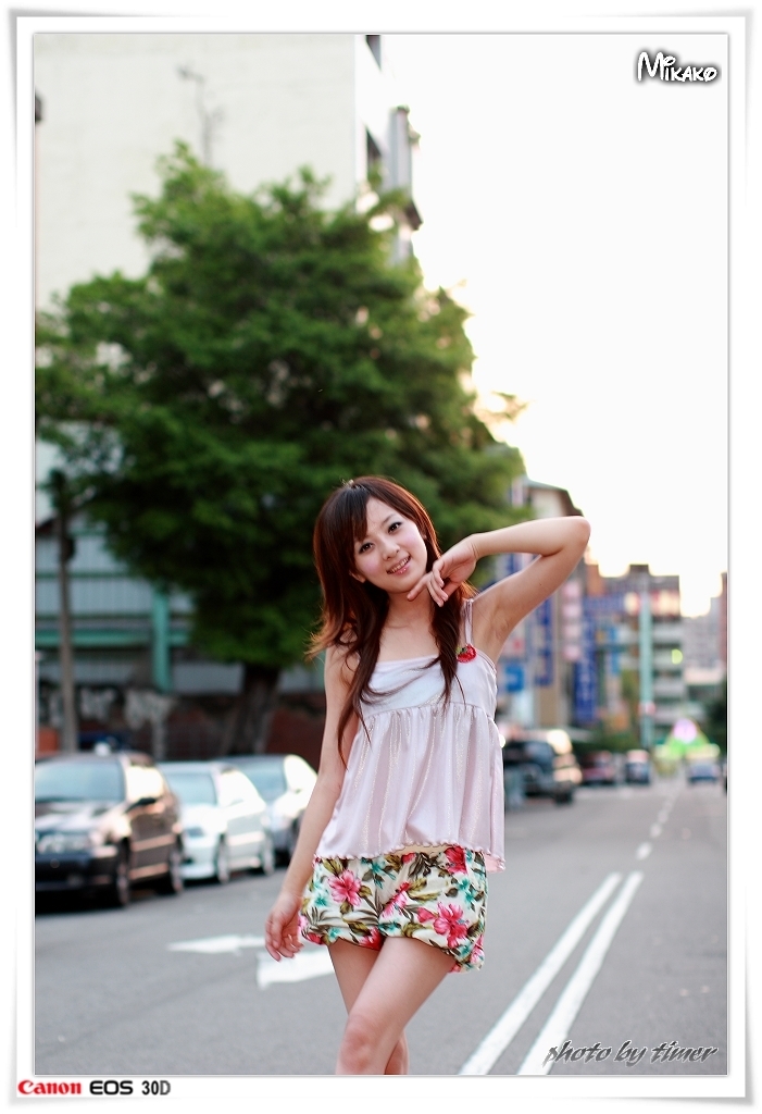 台湾妹子 果子@台中公園外拍