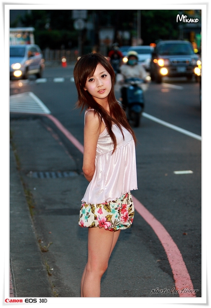 台湾妹子 果子@台中公園外拍