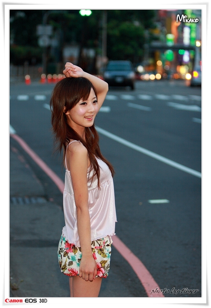 台湾妹子 果子@台中公園外拍