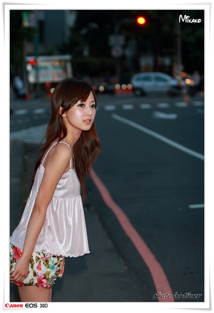 台湾妹子 果子@台中公園外拍