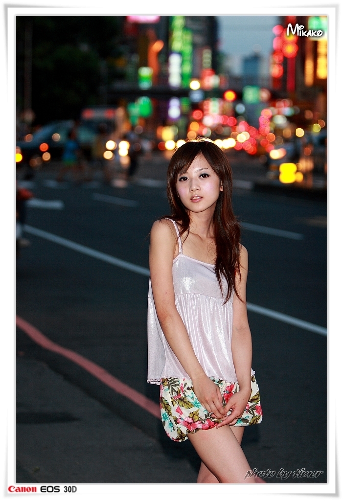 台湾妹子 果子@台中公園外拍