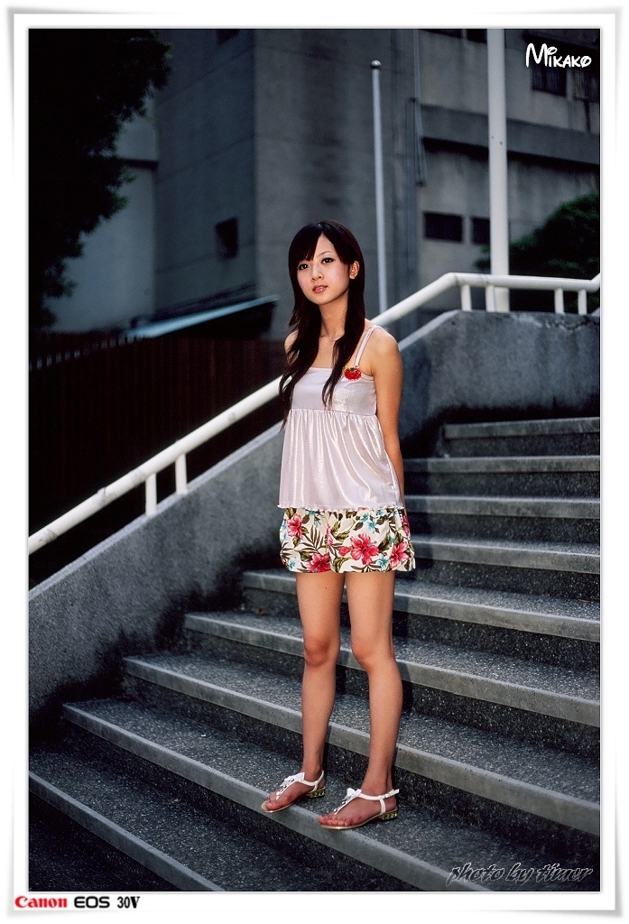 台湾妹子 果子@台中公園外拍