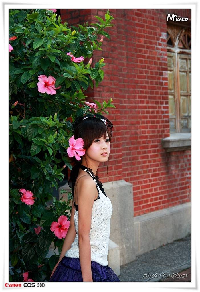 台湾妹子 果子@台中公園外拍