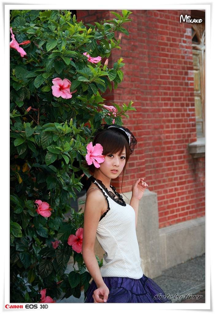 台湾妹子 果子@台中公園外拍