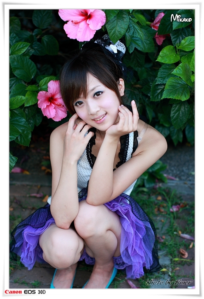 台湾妹子 果子@台中公園外拍