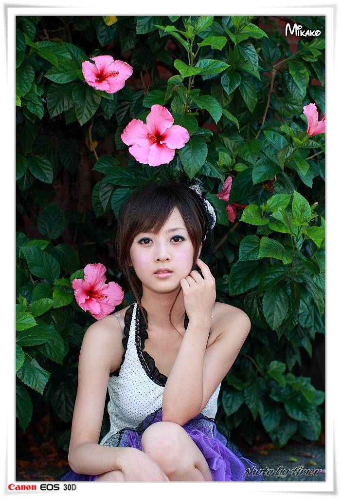 台湾妹子 果子@台中公園外拍