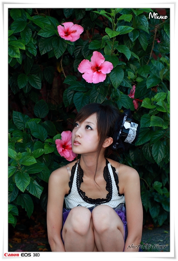 台湾妹子 果子@台中公園外拍