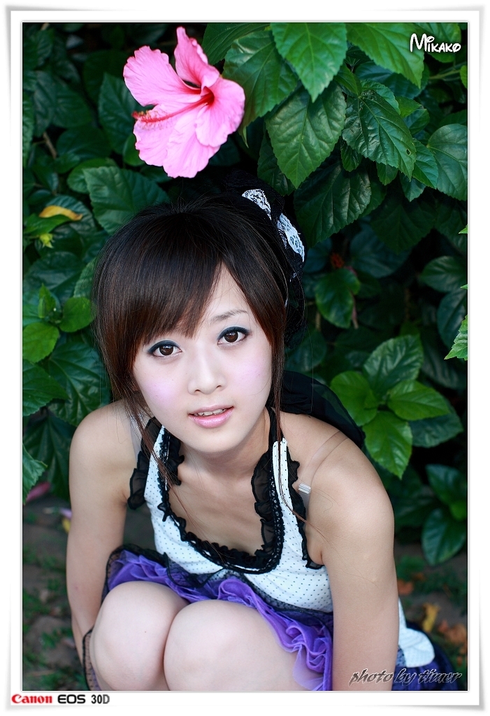 台湾妹子 果子@台中公園外拍