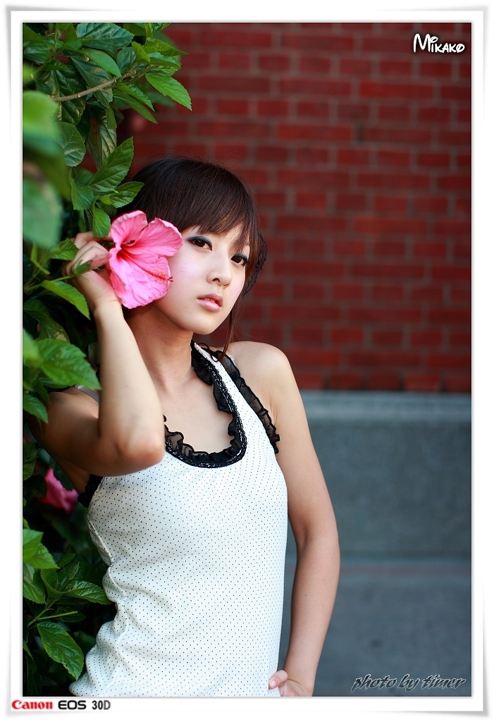 台湾妹子 果子@台中公園外拍