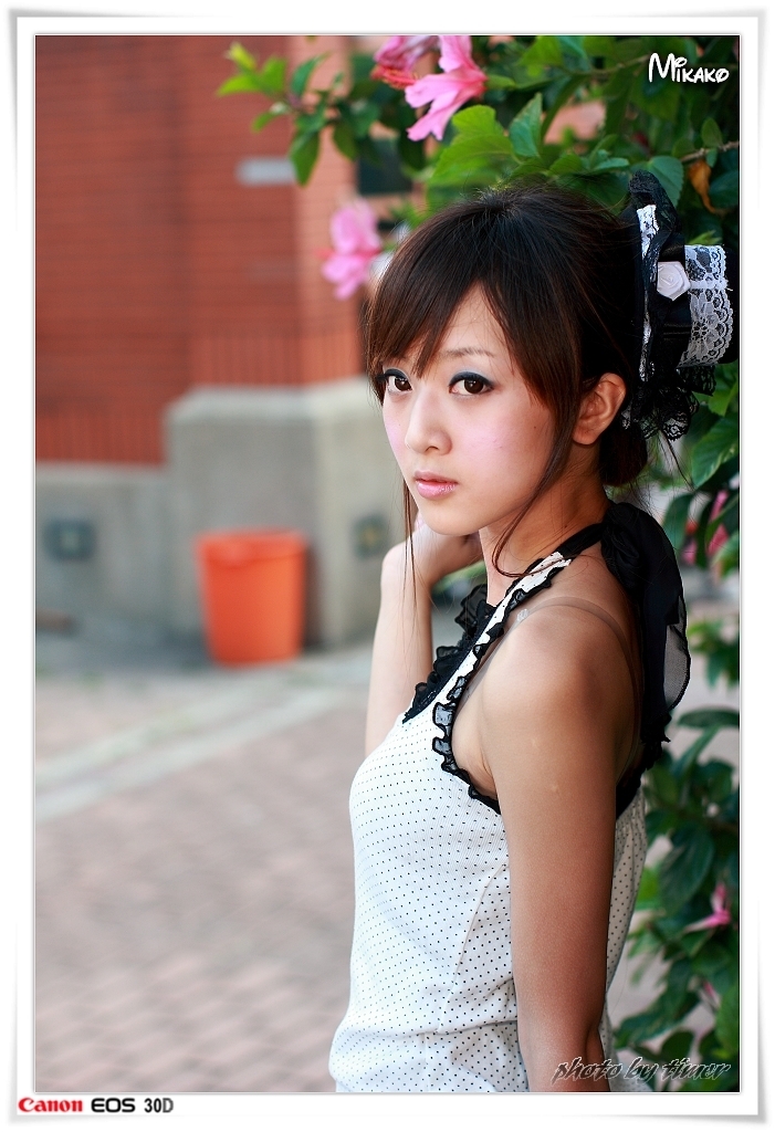 台湾妹子 果子@台中公園外拍