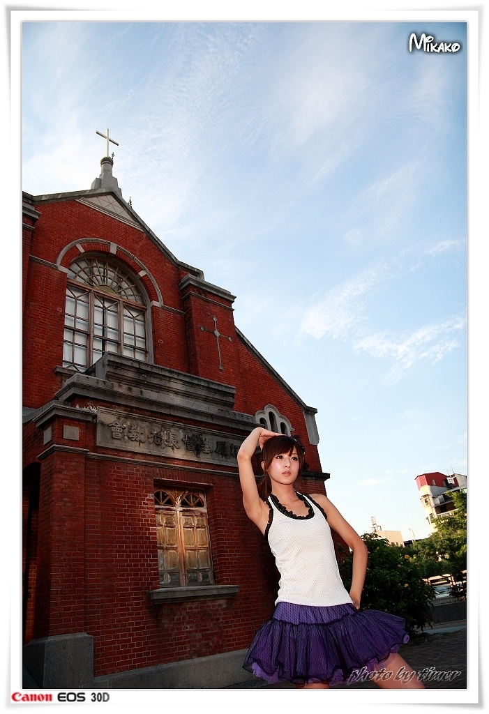 台湾妹子 果子@台中公園外拍