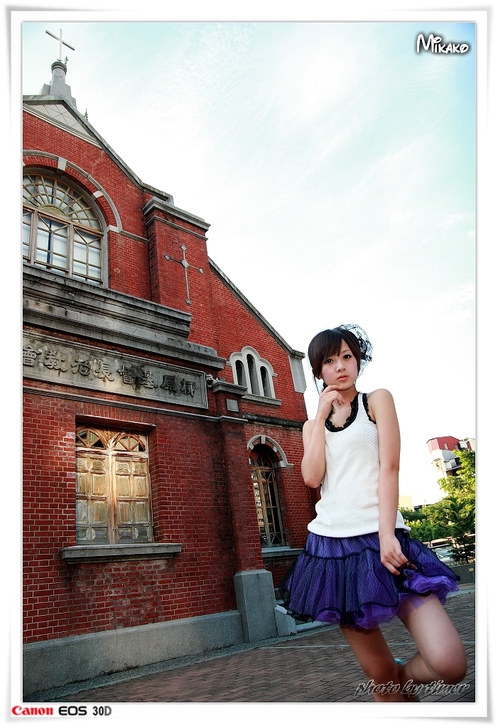 台湾妹子 果子@台中公園外拍