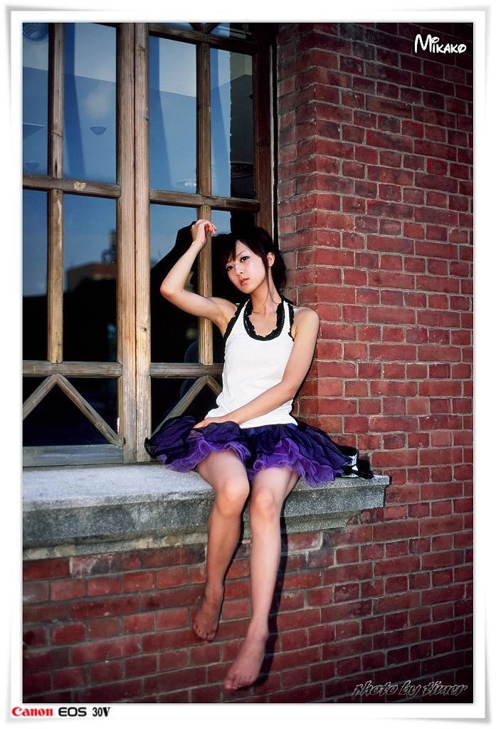 台湾妹子 果子@台中公園外拍