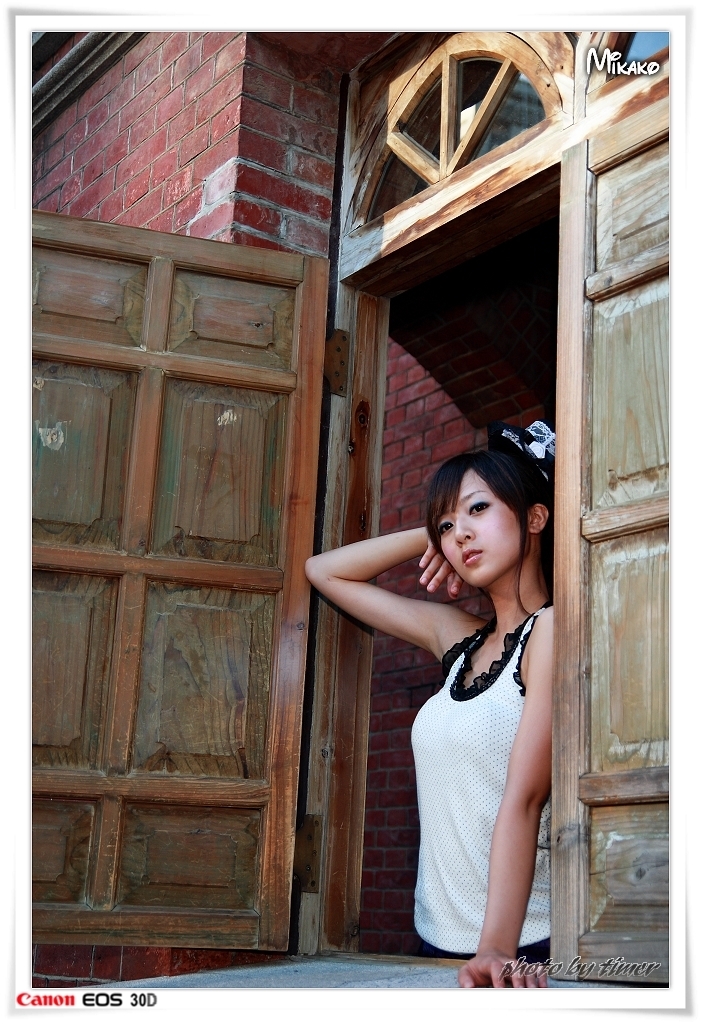 台湾妹子 果子@台中公園外拍