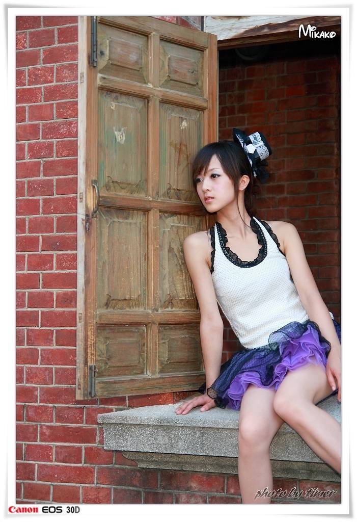 台湾妹子 果子@台中公園外拍