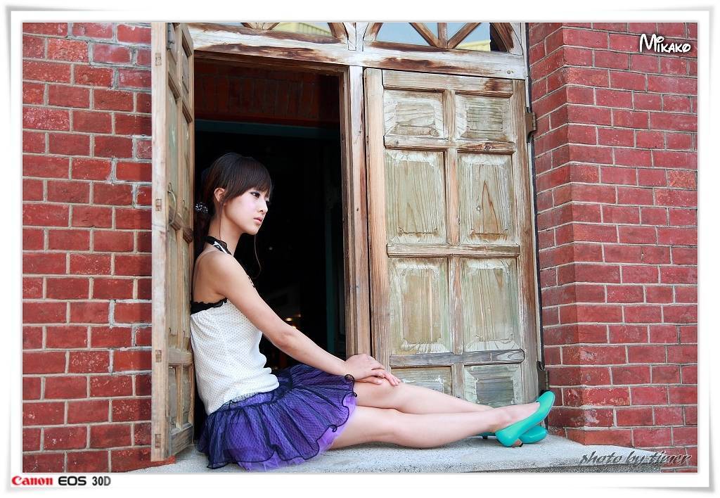 台湾妹子 果子@台中公園外拍