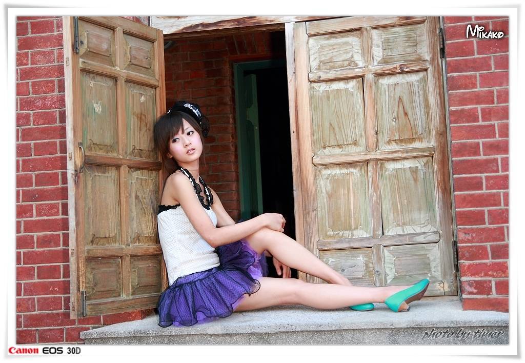 台湾妹子 果子@台中公園外拍