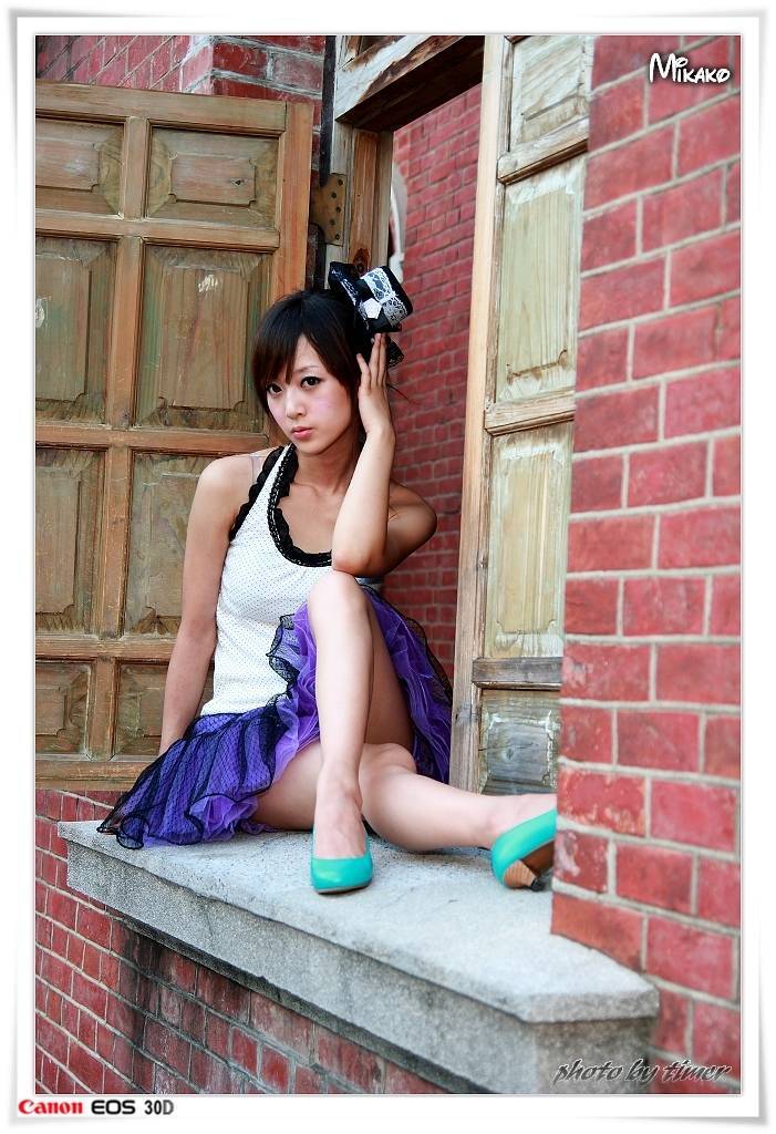 台湾妹子 果子@台中公園外拍