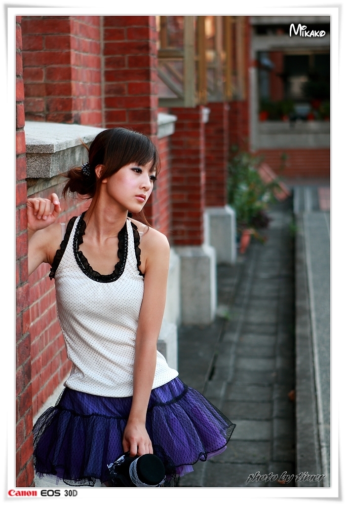 台湾妹子 果子@台中公園外拍