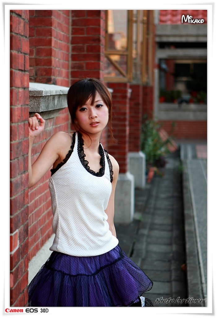 台湾妹子 果子@台中公園外拍