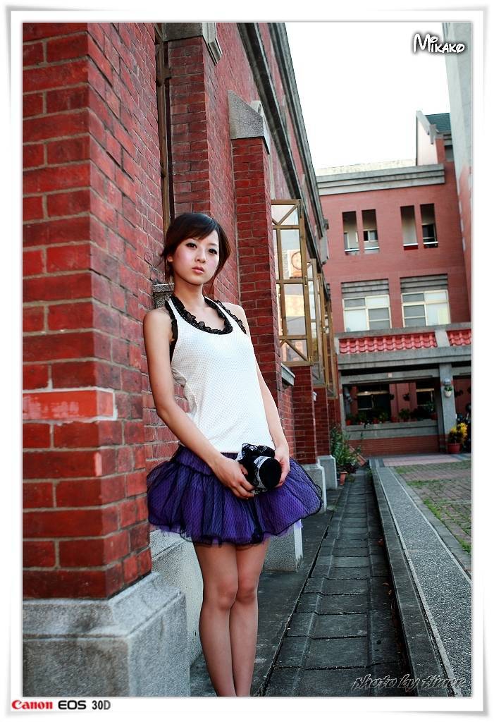 台湾妹子 果子@台中公園外拍