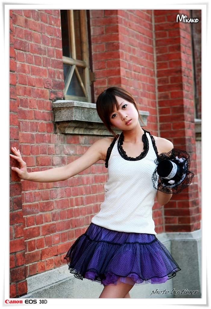 台湾妹子 果子@台中公園外拍