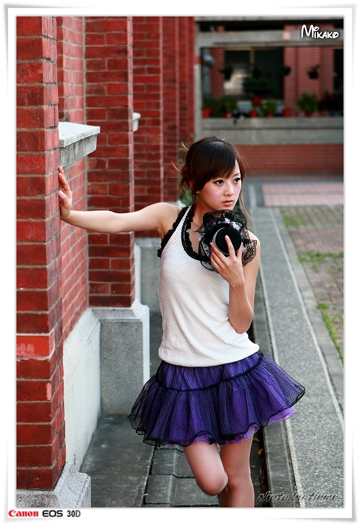 台湾妹子 果子@台中公園外拍