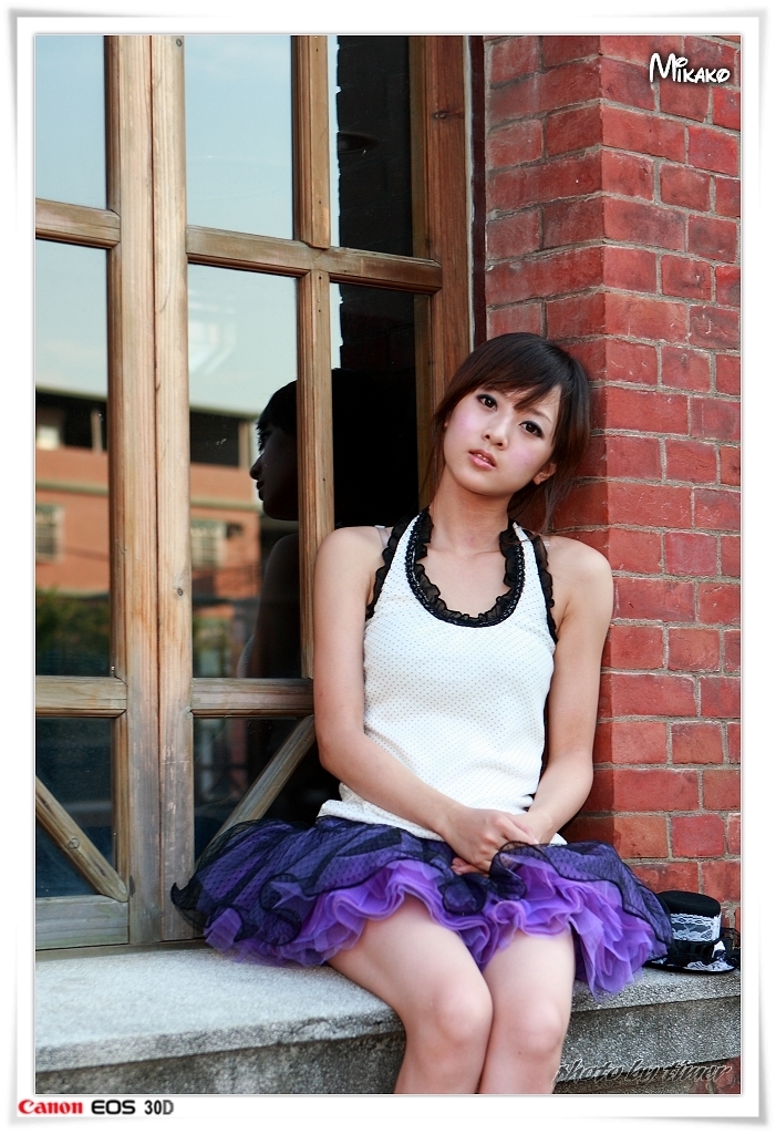 台湾妹子 果子@台中公園外拍