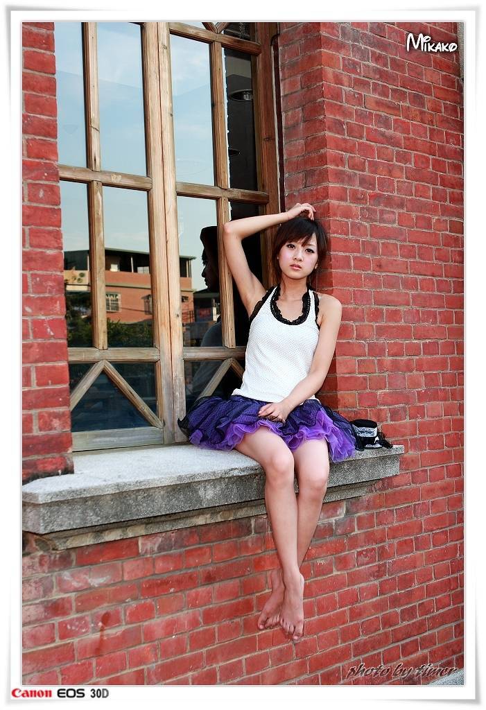 台湾妹子 果子@台中公園外拍