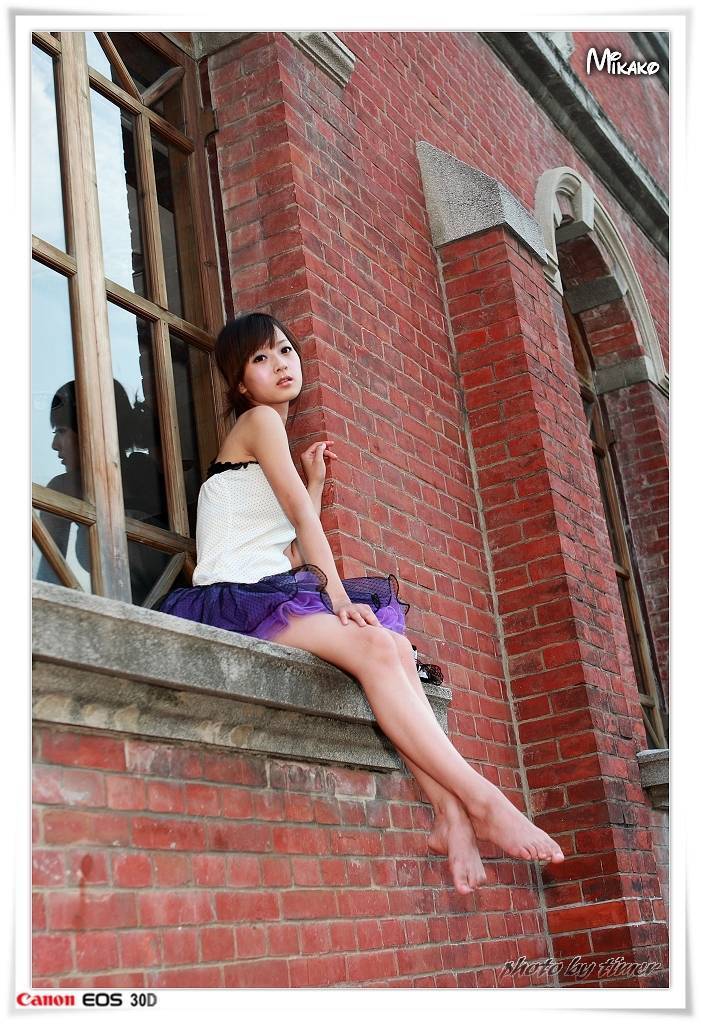 台湾妹子 果子@台中公園外拍