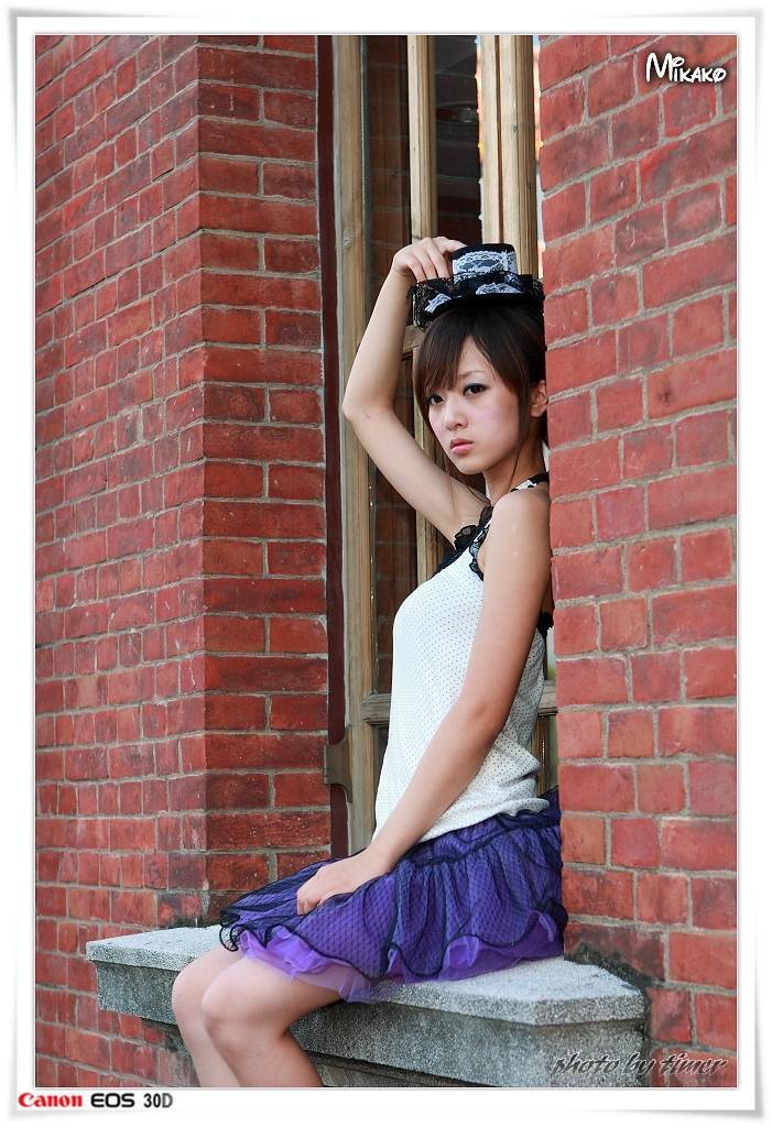 台湾妹子 果子@台中公園外拍