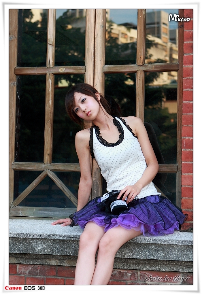 台湾妹子 果子@台中公園外拍