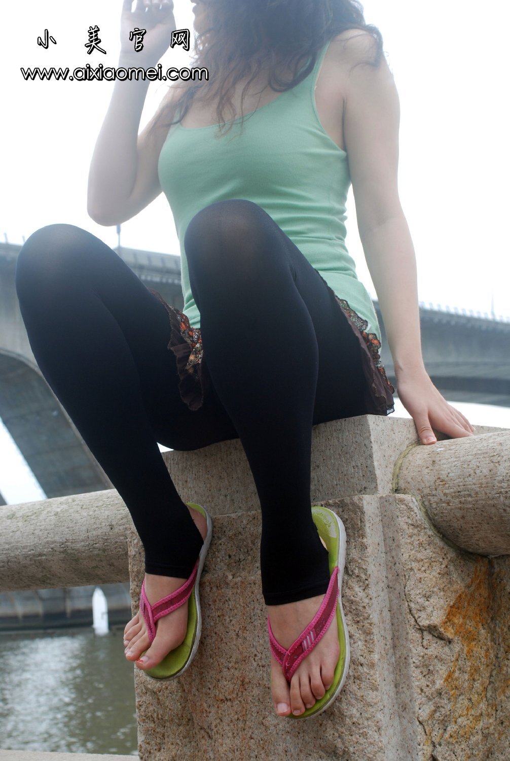 小美 VIP套图 街头力作之雨后的珠江