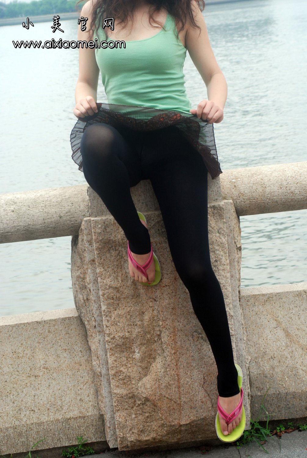 小美 VIP套图 街头力作之雨后的珠江