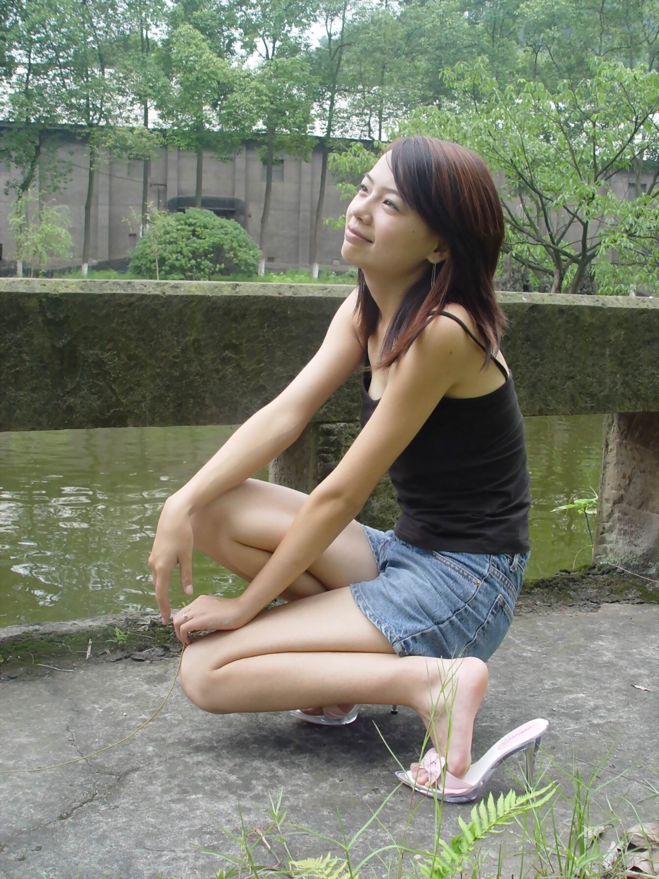 敏敏户外写真 中高艺美腿丝袜