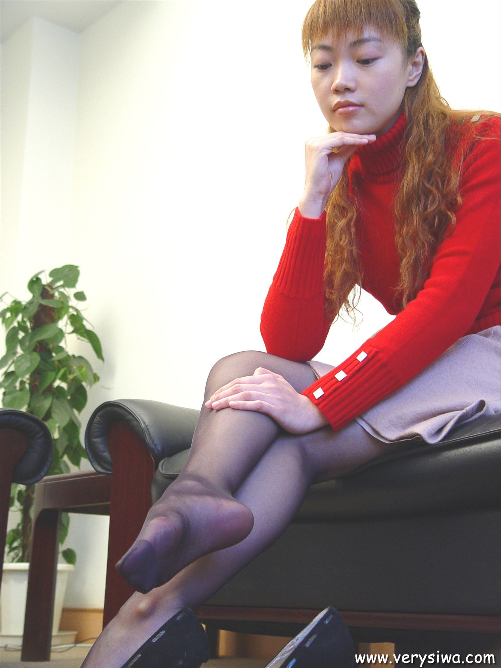 [中高艺]P013(Vivian+Ketty) 丝袜性感美女图片