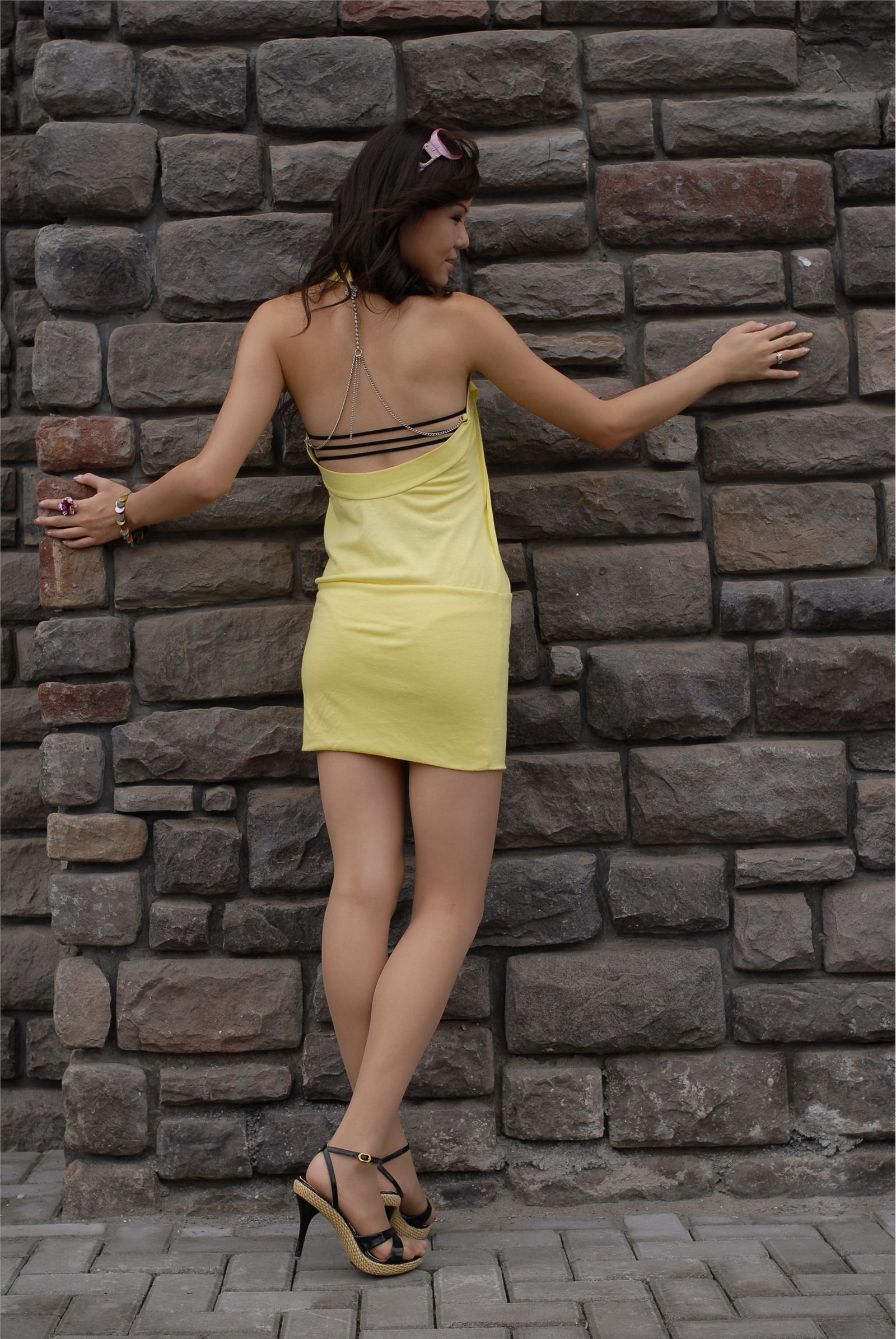 影子外景丝袜高跟 中高艺美腿丝袜